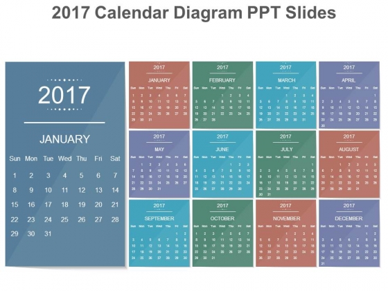 2017 Calendar Diagram Ppt Slides 2017 Calendar Diagram Ppt Slides