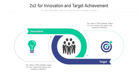 2X2 For Innovation And Target Achievement Ppt PowerPoint Presentation Gallery Graphics Download PDF 2X2 For Innovation And Target Achievement Ppt PowerPoint Presentation Gallery Graphics Download PDF