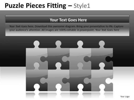 2 Layers Of Puzzles PowerPoint Slides 2 Layers Of Puzzles PowerPoint Slides
