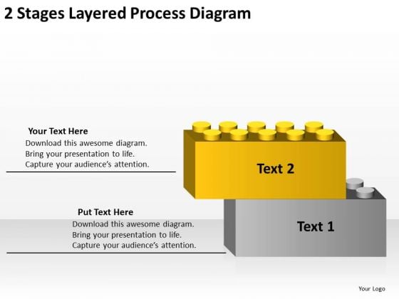 2 Stages Layered Process Diagram Business Plan Template PowerPoint Templates 2 Stages Layered Process Diagram Business Plan Template PowerPoint Templates