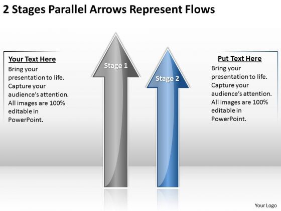 2 Stages Parallel Arrows Represent Flows Ppt Business Plan Consultants PowerPoint Slides 2 Stages Parallel Arrows Represent Flows Ppt Business Plan Consultants PowerPoint Slides
