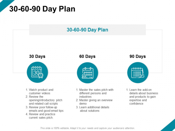 30 60 90 Day Plan Ppt PowerPoint Presentation Inspiration