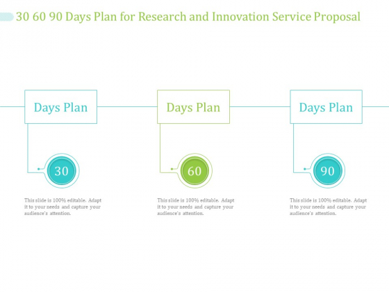 30 60 90 Days Plan For Research And Innovation Service Proposal Ppt PowerPoint Presentation Model Information PDF 30 60 90 Days Plan For Research And Innovation Service Proposal Ppt PowerPoint Presentation Model Information PDF