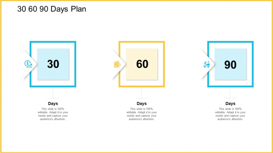 30 60 90 Days Plan Icons PDF