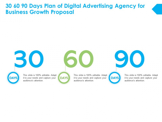 30 60 90 Days Plan Of Digital Advertising Agency For Business Growth Proposal Ppt PowerPoint Presentation File Templates 30 60 90 Days Plan Of Digital Advertising Agency For Business Growth Proposal Ppt PowerPoint Presentation File Templates