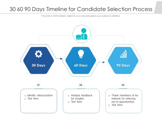 30 60 90 Days Timeline For Candidate Selection Process Ppt PowerPoint Presentation Icon Inspiration PDF 30 60 90 Days Timeline For Candidate Selection Process Ppt PowerPoint Presentation Icon Inspiration PDF