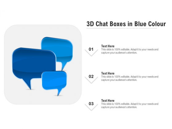 3D Chat Boxes In Blue Colour Ppt PowerPoint Presentation Gallery Objects PDF 3D Chat Boxes In Blue Colour Ppt PowerPoint Presentation Gallery Objects PDF