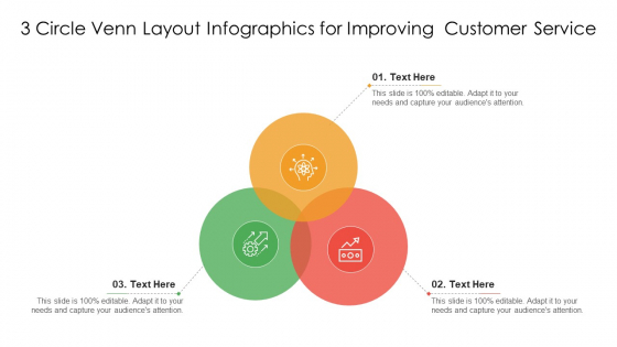 3 Circle Venn Layout Infographics For Improving Customer Service Ppt PowerPoint Presentation Show Display PDF 3 Circle Venn Layout Infographics For Improving Customer Service Ppt PowerPoint Presentation Show Display PDF