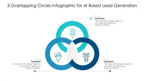3 Overlapping Circles Infographic For AI Based Lead Generation Ppt PowerPoint Presentation Gallery Portfolio PDF 3 Overlapping Circles Infographic For AI Based Lead Generation Ppt PowerPoint Presentation Gallery Portfolio PDF