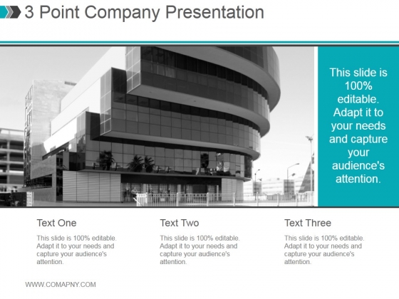 3 Point Company Presentation Ppt PowerPoint Presentation Example 3 Point Company Presentation Ppt PowerPoint Presentation Example