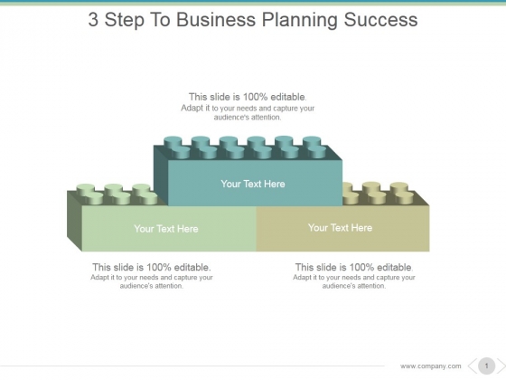 3 Step To Business Planning Success Ppt PowerPoint Presentation Infographics 3 Step To Business Planning Success Ppt PowerPoint Presentation Infographics