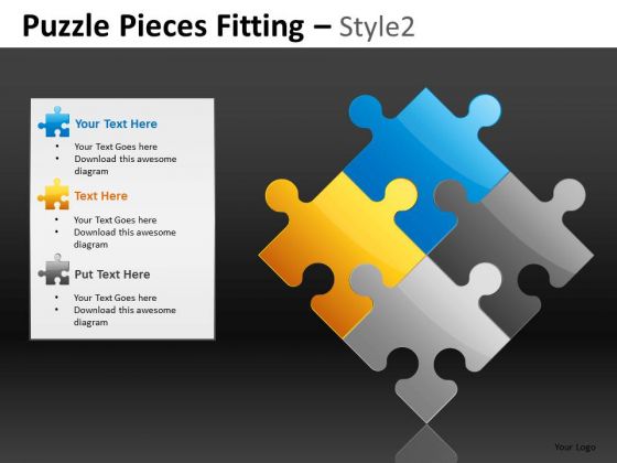 3 Editable Jigsaws PowerPoint Slides 3 Editable Jigsaws PowerPoint Slides