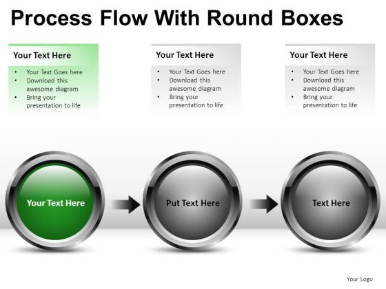 3 Stage Process Flow With Round Boxes PowerPoint Slides And Ppt Diagram Templates 3 Stage Process Flow With Round Boxes PowerPoint Slides And Ppt Diagram Templates