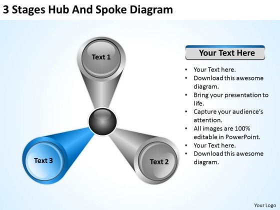 3 Stages Hub And Spoke Diagram Business Plan For Small PowerPoint Templates 3 Stages Hub And Spoke Diagram Business Plan For Small PowerPoint Templates