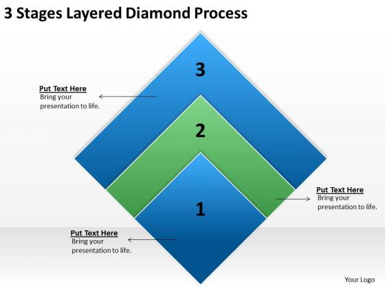 3 Stages Layered Diamond Process Sports Bar Business Plan PowerPoint Templates 3 Stages Layered Diamond Process Sports Bar Business Plan PowerPoint Templates