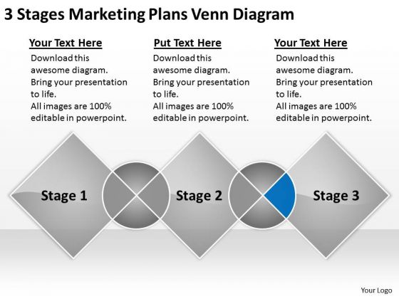 3 Stages Marketing Plans Venn Diagram Business Outline PowerPoint Slides 3 Stages Marketing Plans Venn Diagram Business Outline PowerPoint Slides