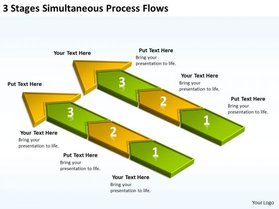 3 Stages Simultaneous Process Flows Software Business Plan Example PowerPoint Templates 3 Stages Simultaneous Process Flows Software Business Plan Example PowerPoint Templates