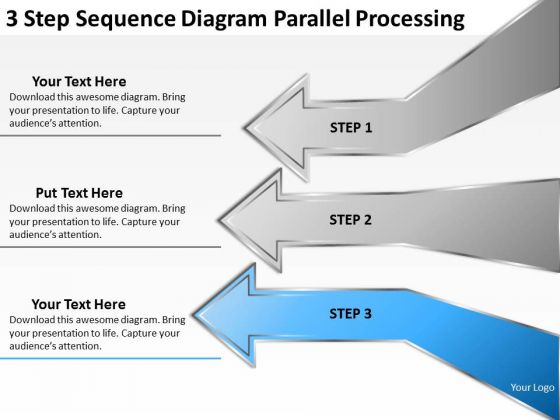 3 Step Sequence Diagram Parallel Processing Ppt Easy Business Plan PowerPoint Slides 3 Step Sequence Diagram Parallel Processing Ppt Easy Business Plan PowerPoint Slides