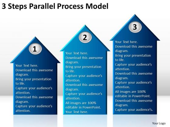 3 Steps Parallel Process Model Writting Business Plan PowerPoint Slides 3 Steps Parallel Process Model Writting Business Plan PowerPoint Slides