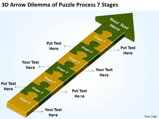 3d Arrow Dilemma Of Puzzle Process 7 Stages Make Flowchart PowerPoint Templates 3d Arrow Dilemma Of Puzzle Process 7 Stages Make Flowchart PowerPoint Templates