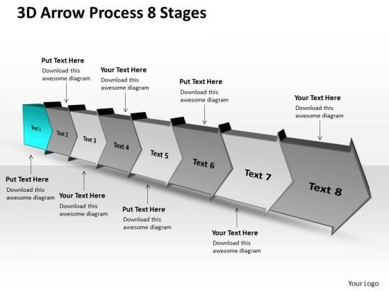 3d Arrow Process 8 Stages Schematic Drawing PowerPoint Templates 3d Arrow Process 8 Stages Schematic Drawing PowerPoint Templates