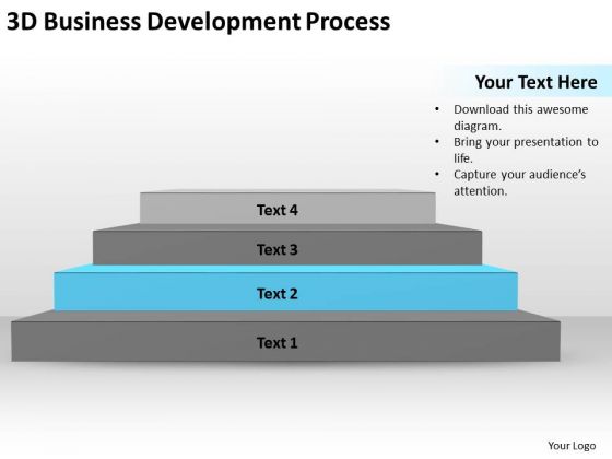 3d Business Development Process Ppt Plans Samples PowerPoint Templates