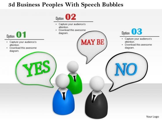 3d Business Peoples With Speech Bubbles 3d Business Peoples With Speech Bubbles