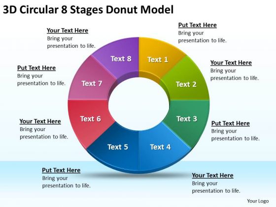3d Circular 8 Stages Donut Model Business Plan PowerPoint Templates 3d Circular 8 Stages Donut Model Business Plan PowerPoint Templates