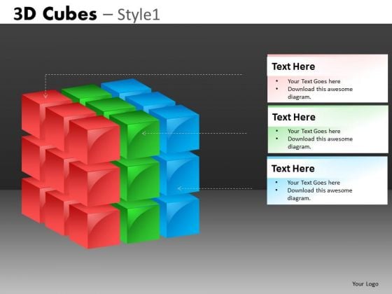 3d Cube Build Layer By Layer In PowerPoint 3d Cube Build Layer By Layer In PowerPoint