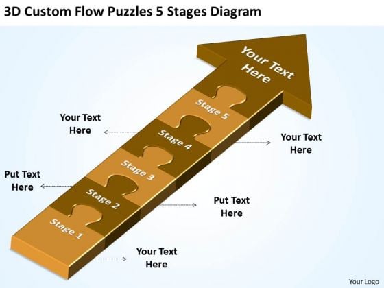 3d Custom Flow Puzzles 5 Stages Diagram Free Schematic PowerPoint Slides 3d Custom Flow Puzzles 5 Stages Diagram Free Schematic PowerPoint Slides