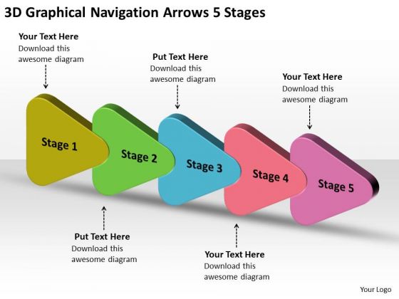 Graphical Navigation Arrows 5 Stages Online Flow Chart Creator Graphical Navigation Arrows 5 Stages Online Flow Chart Creator Point Templates 1
