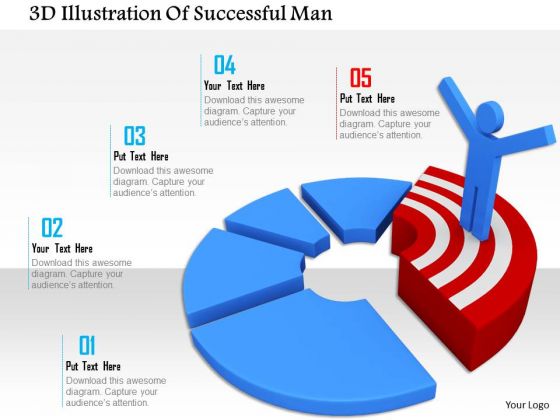 3d Illustration Of Successful Man PowerPoint Templates 3d Illustration Of Successful Man PowerPoint Templates