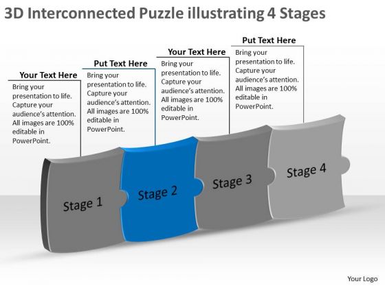 3d Interconnected Puzzle Illustrating 4 Stages Flow Charts Vision PowerPoint Templates 3d Interconnected Puzzle Illustrating 4 Stages Flow Charts Vision PowerPoint Templates