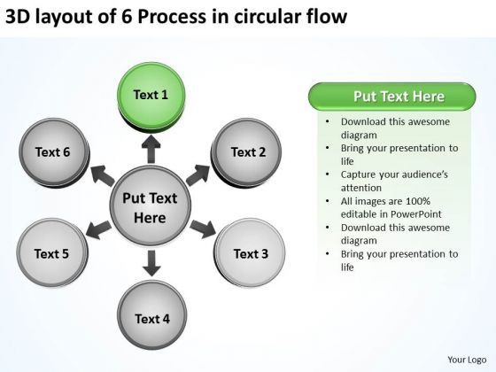 3d Layout Of 6 Process In Circular Flow Chart PowerPoint Templates 3d Layout Of 6 Process In Circular Flow Chart PowerPoint Templates