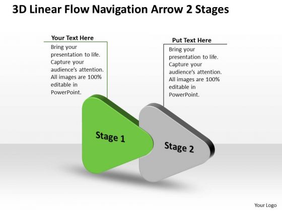 3d Linear Flow Navigation Arrow 2 Stages Ppt Customer Tech Support PowerPoint Slides 3d Linear Flow Navigation Arrow 2 Stages Ppt Customer Tech Support PowerPoint Slides