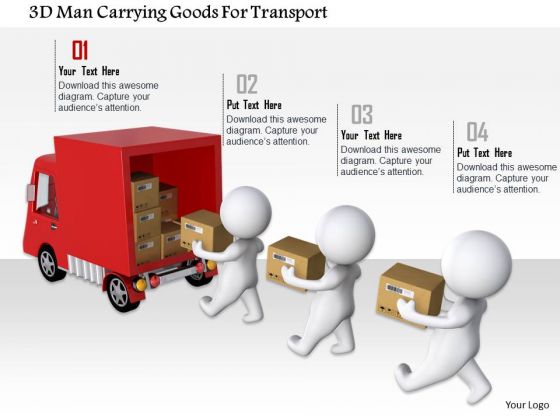 3d Man Carrying Goods For Transport 3d Man Carrying Goods For Transport