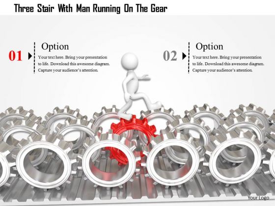 3d Man On Silver Gears PowerPoint Templates 3d Man On Silver Gears PowerPoint Templates