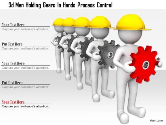 3d Men Holding Gears In Hands Process Control 3d Men Holding Gears In Hands Process Control