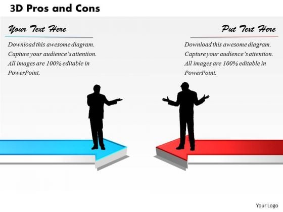 3d Pros And Cons PowerPoint Presentation Template 3d Pros And Cons PowerPoint Presentation Template