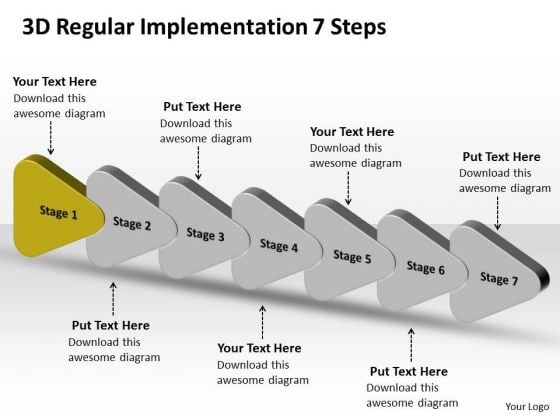 3d Flow Chart Powerpoint