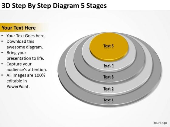 3d Step By Diagram 5 Stages Ppt Business Marketing Plan PowerPoint Slides 3d Step By Diagram 5 Stages Ppt Business Marketing Plan PowerPoint Slides