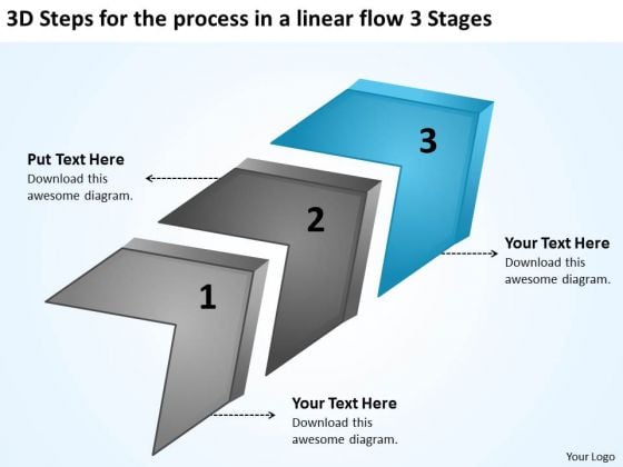 3d Steps For The Process In A Linear Flow Stages Ppt Business Plan Creation PowerPoint Slides 3d Steps For The Process In A Linear Flow Stages Ppt Business Plan Creation PowerPoint Slides