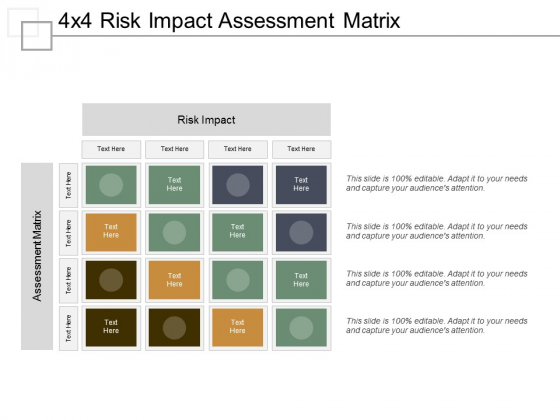4x4 risk impact assessment matrix ppt powerpoint presentation file deck 4x4 risk impact assessment matrix ppt powerpoint presentation file deck