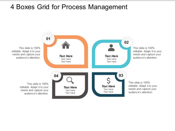 4 Boxes Grid For Process Management Ppt PowerPoint Presentation Summary Graphics 4 Boxes Grid For Process Management Ppt PowerPoint Presentation Summary Graphics