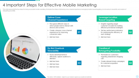 4 Important Steps For Effective Mobile Marketing Professional PDF