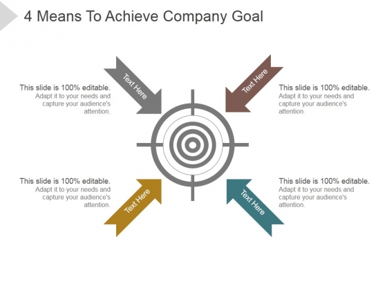 4 Means To Achieve Company Goal Ppt PowerPoint Presentation Clipart 4 Means To Achieve Company Goal Ppt PowerPoint Presentation Clipart