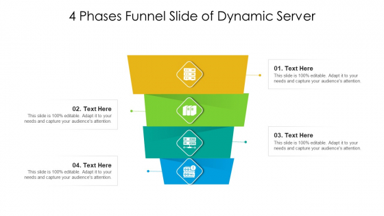 4 Phases Funnel Slide Of Dynamic Server Ppt PowerPoint Presentation File Graphics PDF