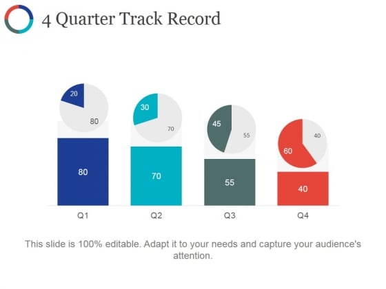 4 Quarter Track Record Ppt PowerPoint Presentation Model Influencers 4 Quarter Track Record Ppt PowerPoint Presentation Model Influencers