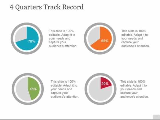 4 Quarters Track Record Template 2 Ppt PowerPoint Presentation Gallery Format Ideas 4 Quarters Track Record Template 2 Ppt PowerPoint Presentation Gallery Format Ideas