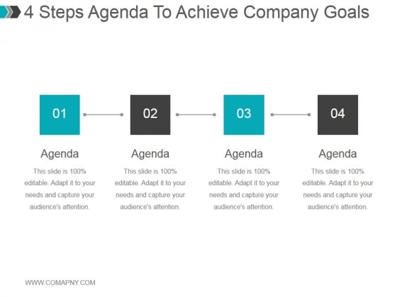4 Steps Agenda To Achieve Company Goals Ppt PowerPoint Presentation Inspiration 4 Steps Agenda To Achieve Company Goals Ppt PowerPoint Presentation Inspiration